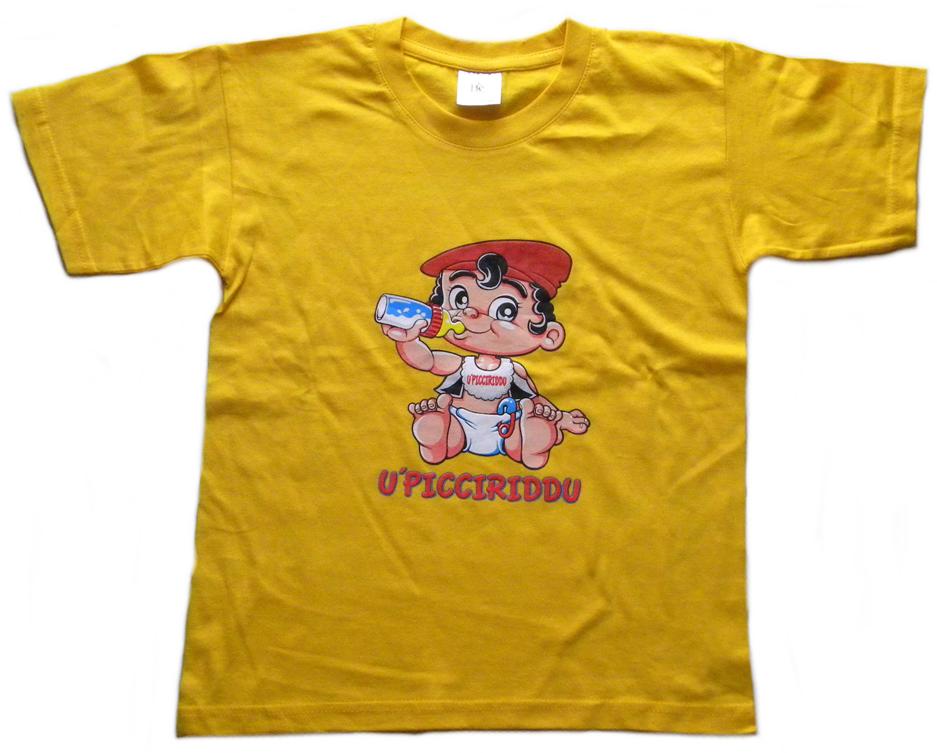 T-shirt bambina A picciridda - Colori del Sole